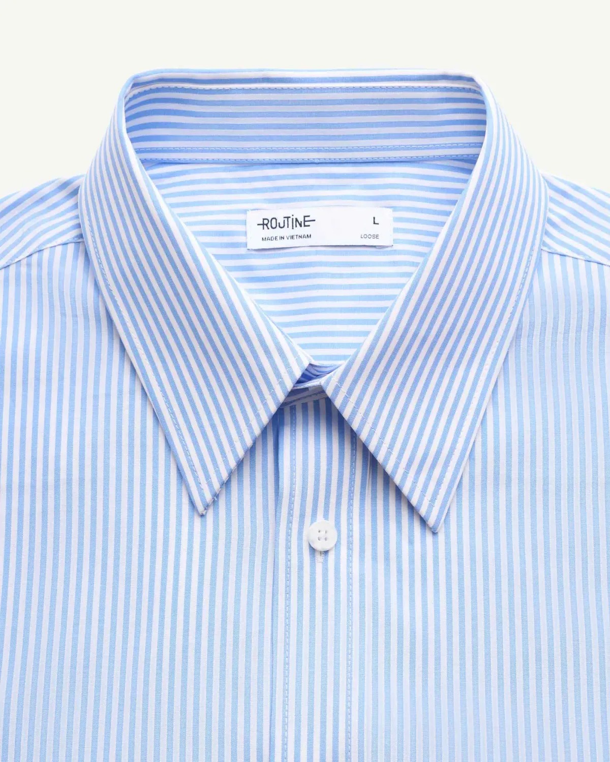 Áo sơ mi tay ngắn nam kẻ sọc.Loose - RT 10S25SHS017 | ROUTINE CÀ MAU