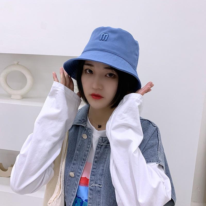 Mũ bucket ulzzang chữ M dày dặn form chuẩn