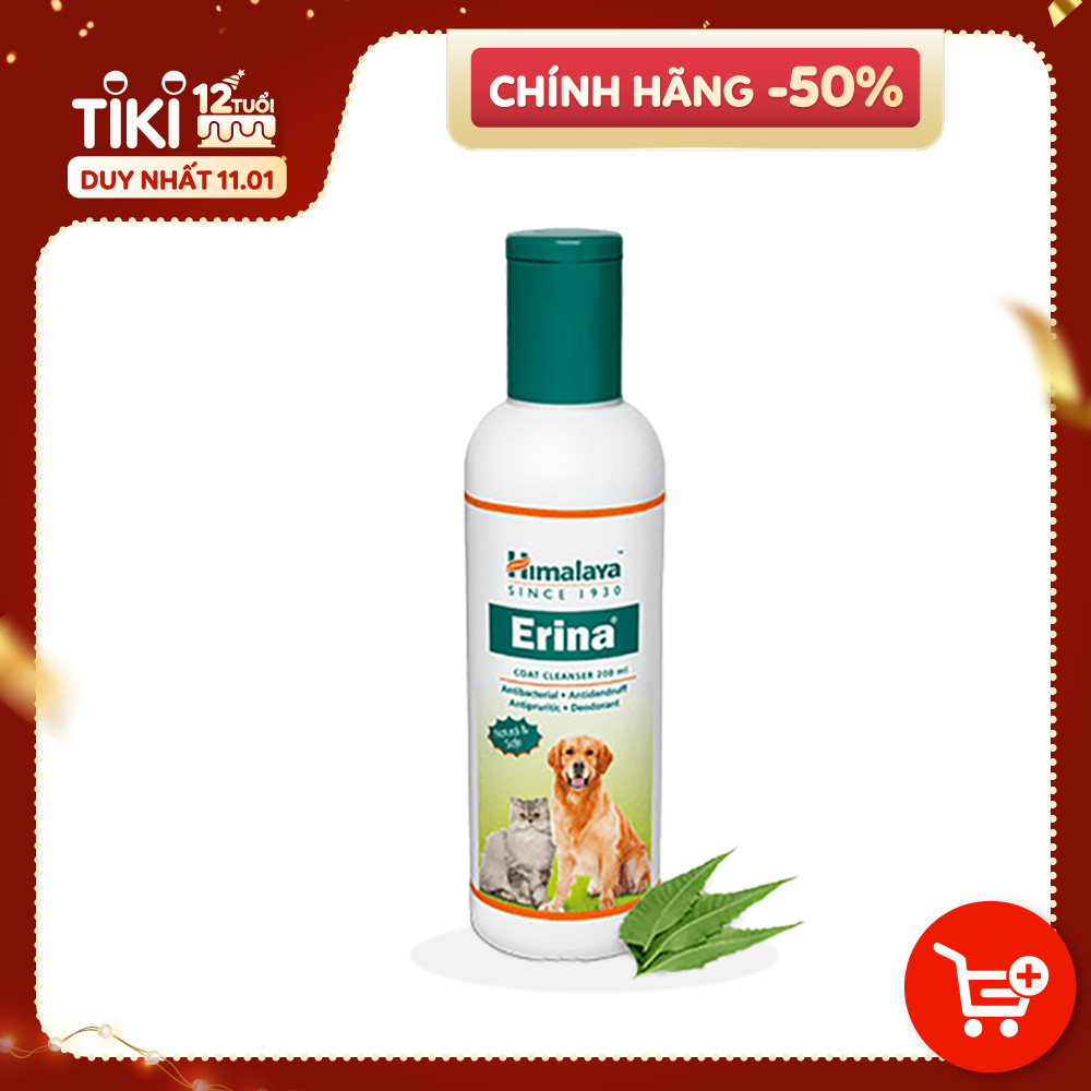 Sữa tắm thảo dược Erina Coat Cleanser cho chó, mèo