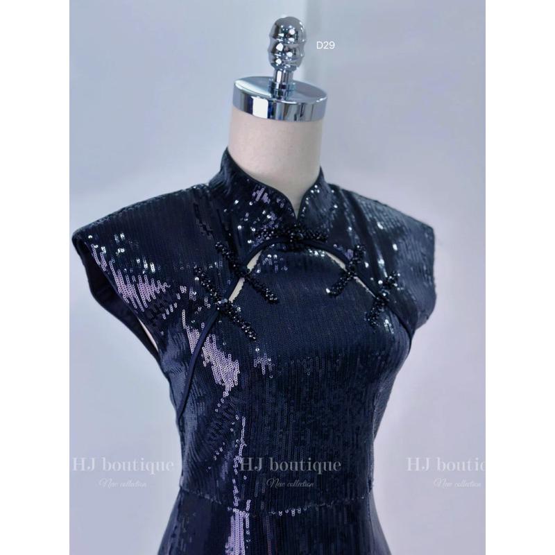 Đầm ôm sát body cô gái Trung Hoa -D29