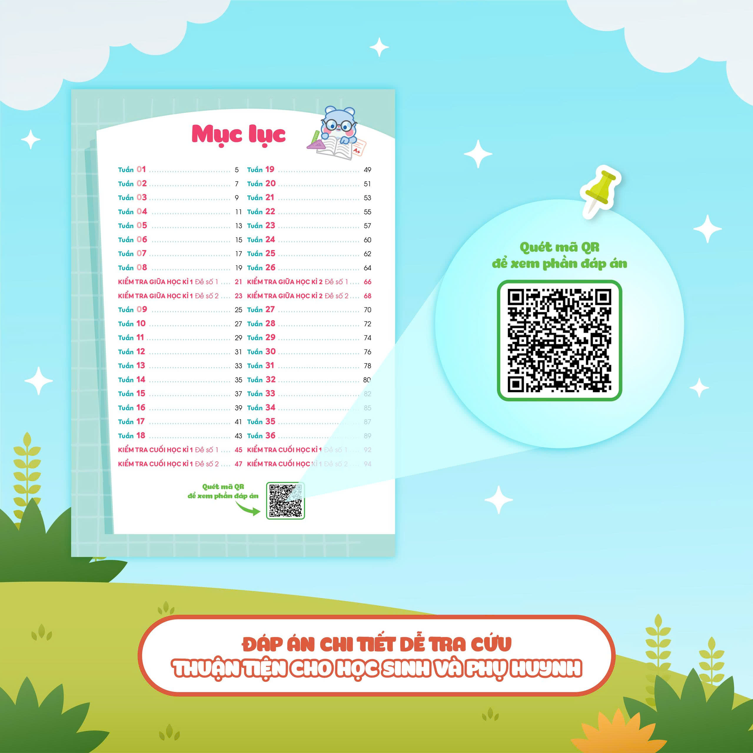 Sách Phiếu Bài Tập Củng Cố Toán Theo Tuần