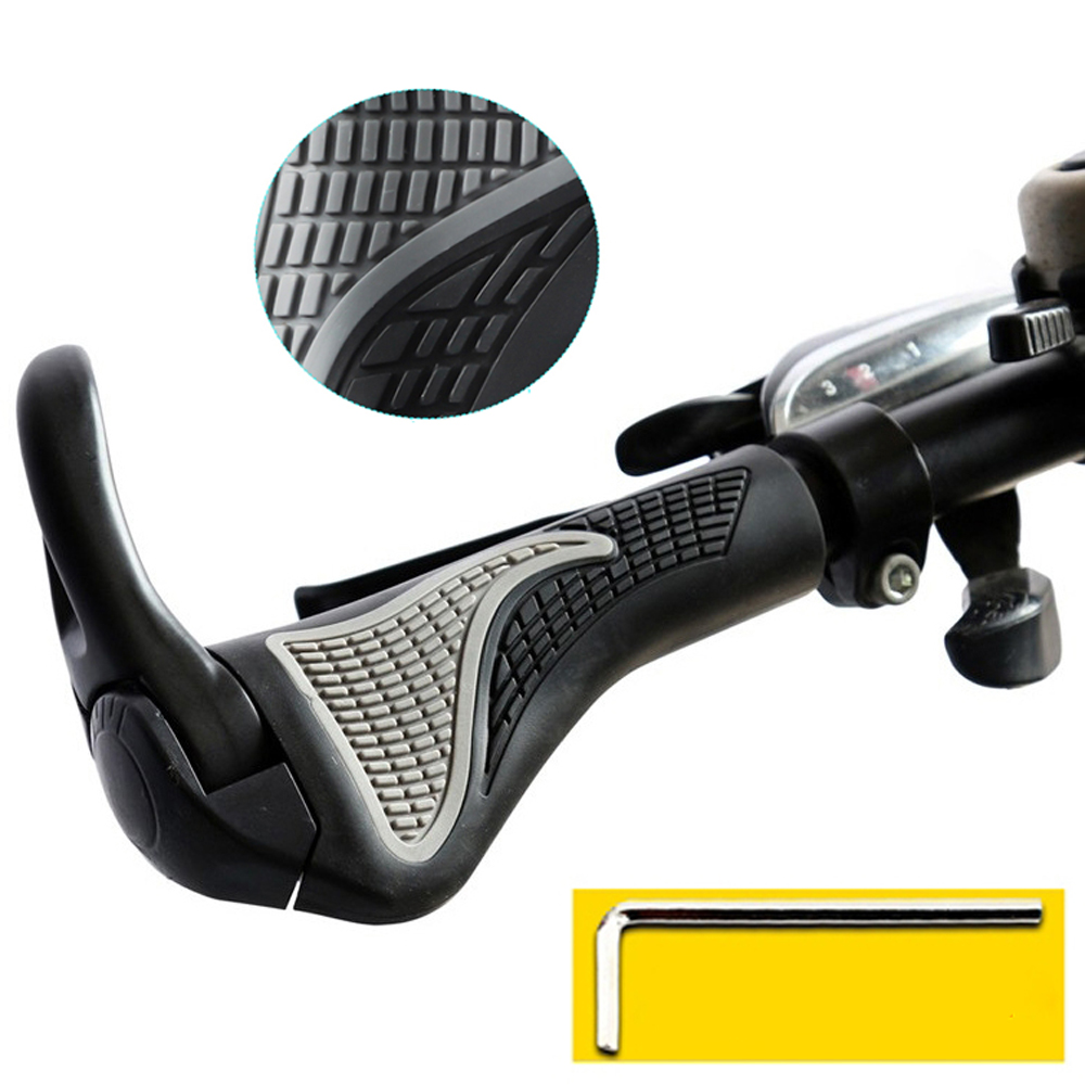 Bộ 2 Bọc Cầm Tay Lái Xe Đạp Cao Su Chống Trơn Trượt Phi 2.2 Cm Dễ Dàng Lắp Đặt Cho Xe Đạp Địa Hình Mai Lee - Đen
