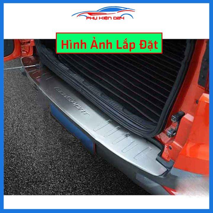 Ốp chống trầy cốp Ecosport 2018-2019-2020-2021 inox sáng bóng bảo vệ xe chống va đập