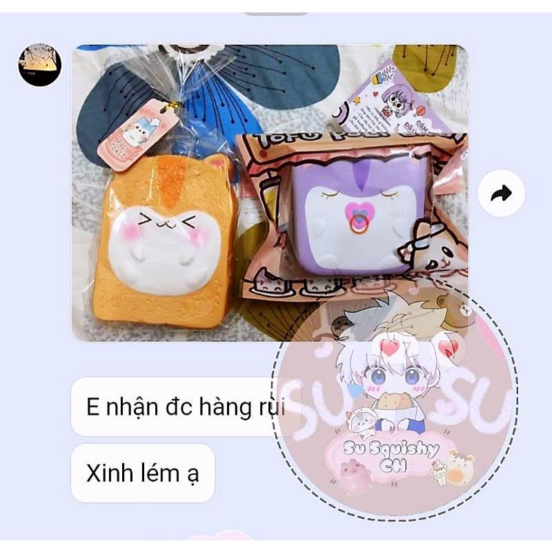 (23/9 CẬP NHẬT HÀNG VỀ) Squishy lát bánh mỳ poli (có ảnh khách chụp)