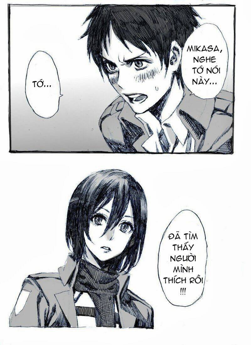 tấn công người khổng lồ - doujinshi eren x mikasa chapter 7 2