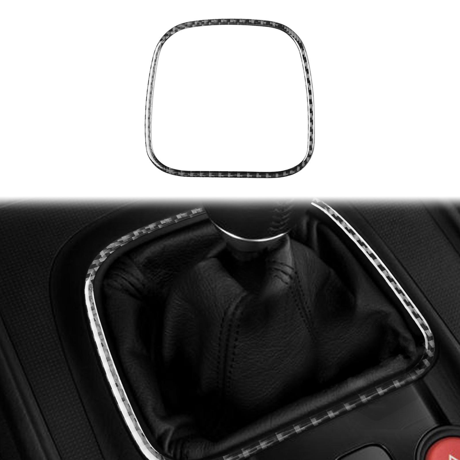 Carbon Fiber Transmission Gear Panel Automobile Panel Stickers Durable Parts Scratchproof Replaces Interior Accessories for