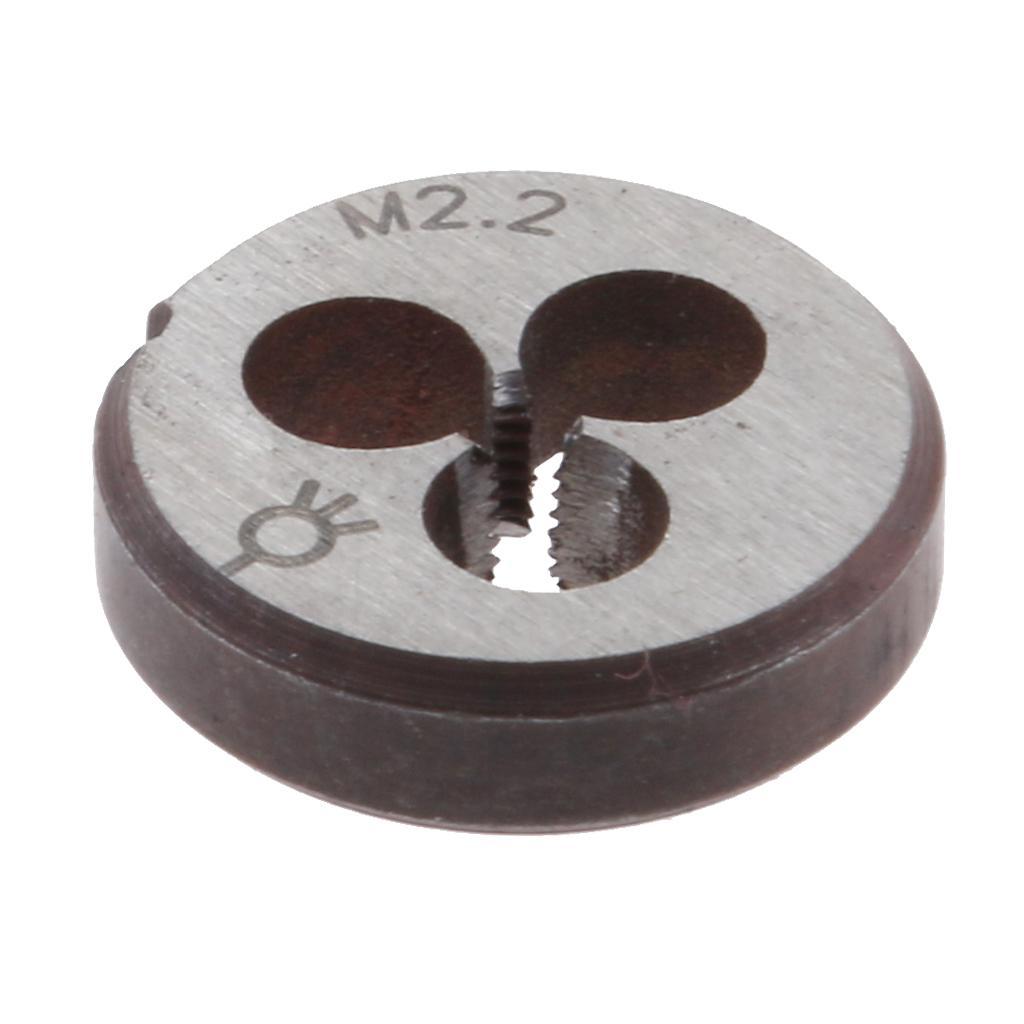 2PCS HSS Threading Die M2.2 M2.5