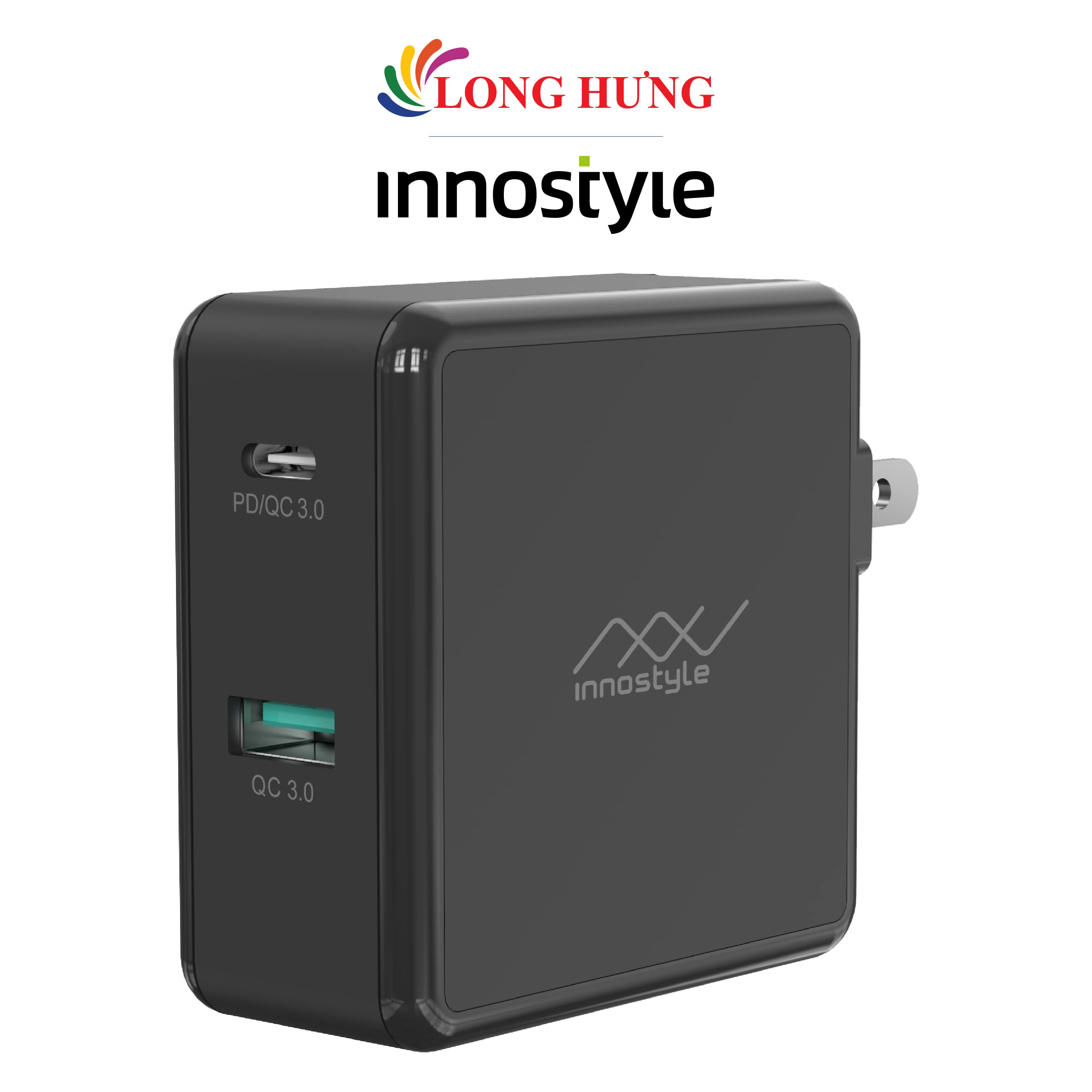 Cốc sạc Innostyle Gomax 1USB 1Type-C PD49.5W IC49PD - Hàng chính hãng