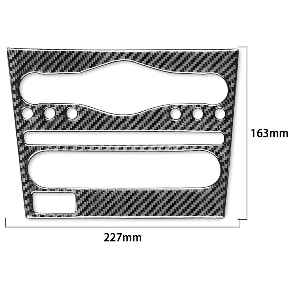 Radio Console Panel Cover Trim Carbon Fiber Replace for G37