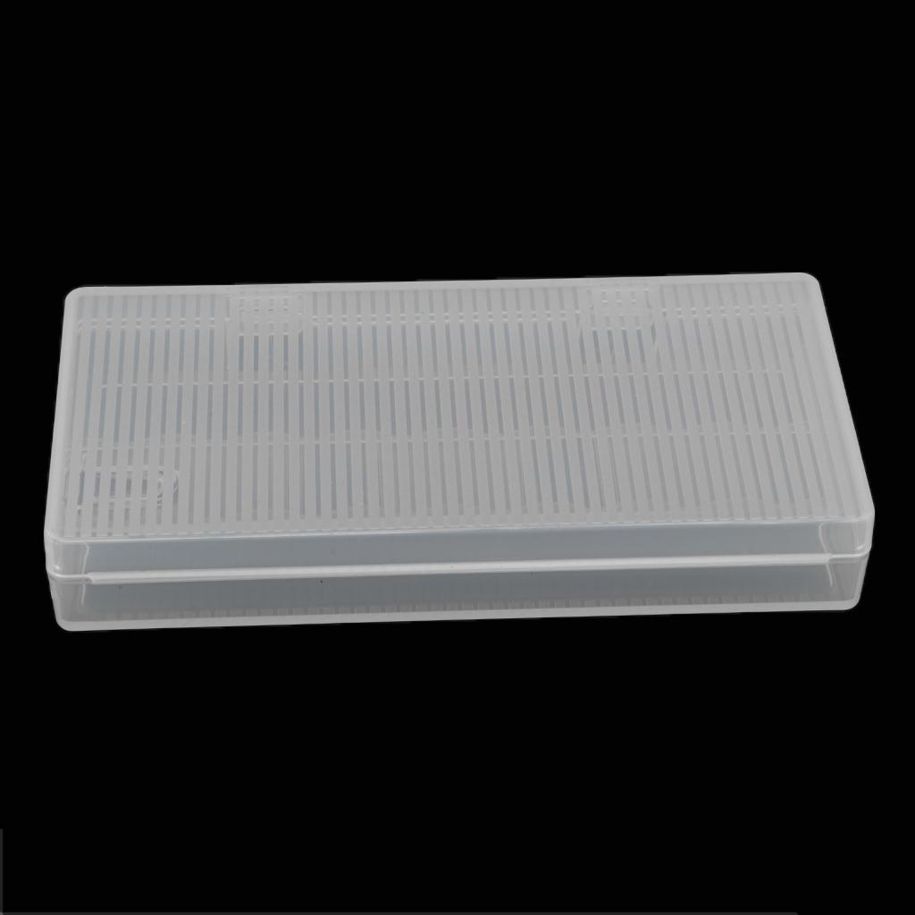 Transparent Battery Organizer Storage Case Holder Box For 18650 Batteries