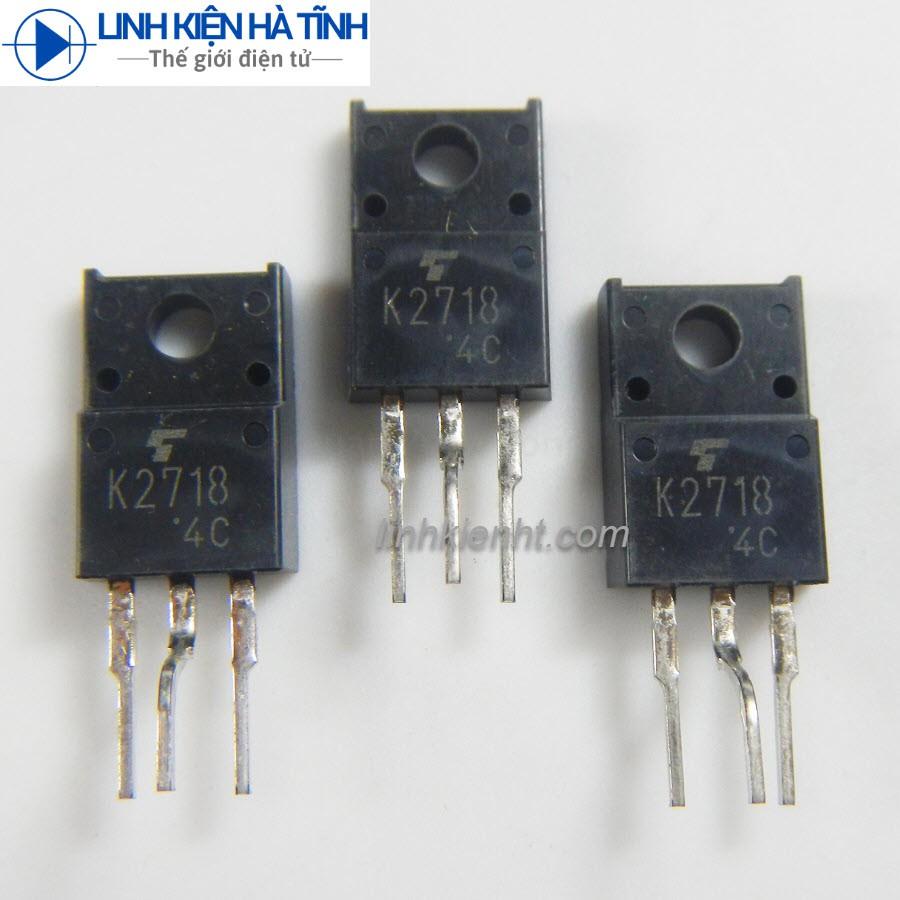 MOSFET K2718 2SK2718 TO-220 2.5A 900V (Kênh N)