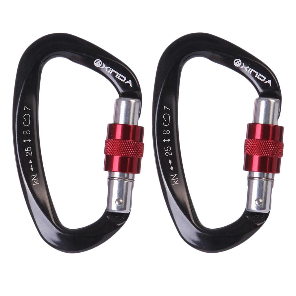 Thiết Bị Leo Núi Leo Núi Khóa Vít Carabiner 25KN