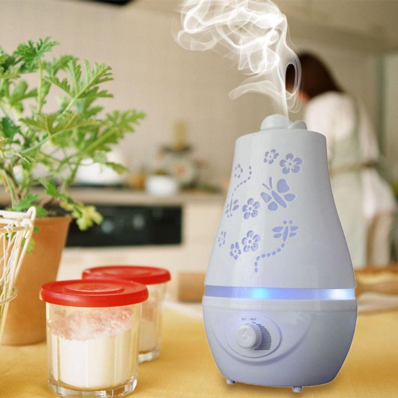 Máy khuếch tán tinh dầu siêu âm tạo ẩm hồ điệp 2400ml - máy xông tinh dầu phun sương Aramacs