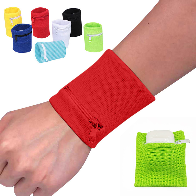 Túi Ví Đeo Tay Có Khóa Kéo Chạy Xe Đạp Du Lịch Túi Thể Thao An Toàn Cho Chạy Xe Đạp Ví An Toàn. Color: GN