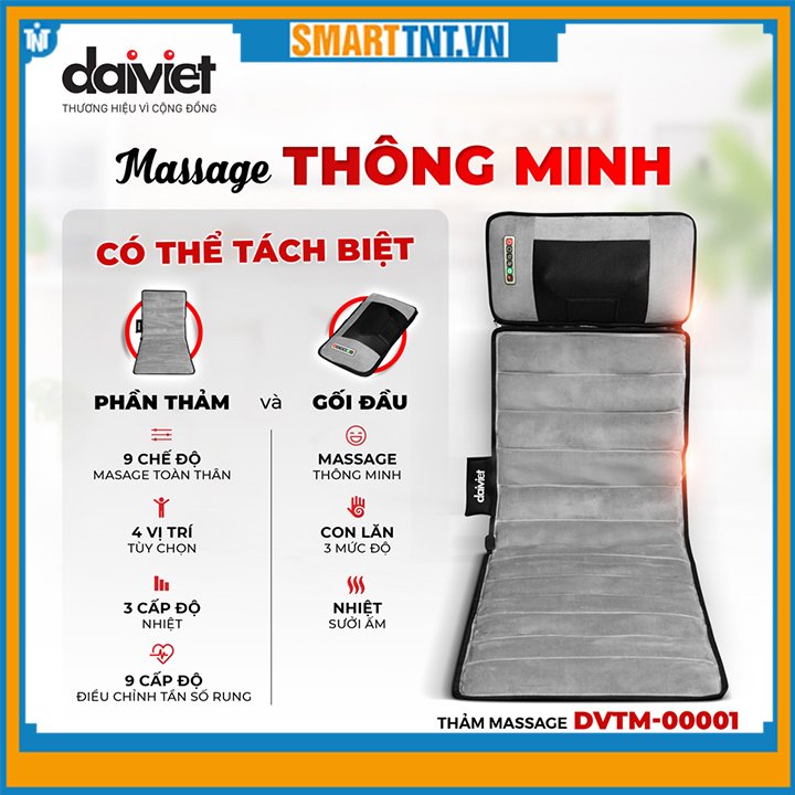Thảm massage chính hãng Đại Việt DVTM-00001 cao cấp