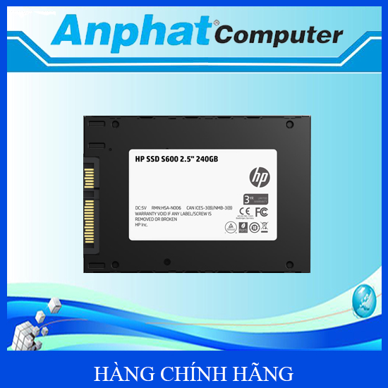 Ổ cứng SSD hiệu HP Model S650 240GB SATA3 2.5&quot; - Hàng Chính Hãng