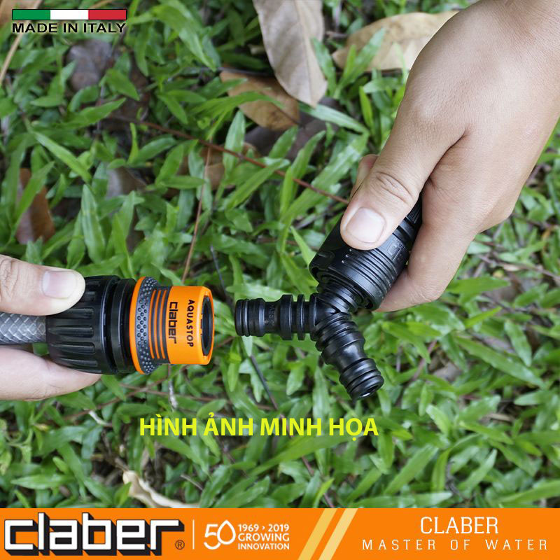 Đầu nối nhanh chia 3 Claber 8614 dùng để nối với khớp nối nhanh