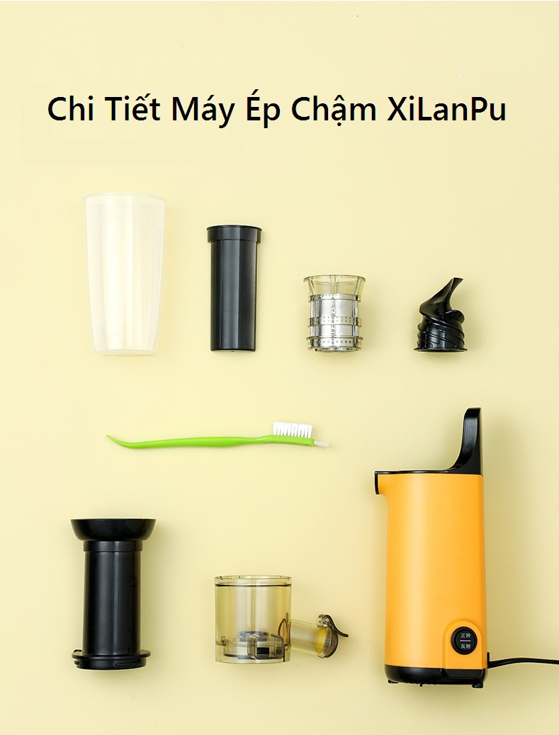 MÁY ÉP CHẬM MINI XILANPU, MÁY ÉP TRÁI CÂY NHỎ GỌN DỄ THÁO LẮP