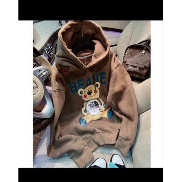 Áo hoodie nam nữ,Áo sweater nỉ nam nữ from rộng Unisex chất nỉ ngoại siêu dày dặn in hình GẤU