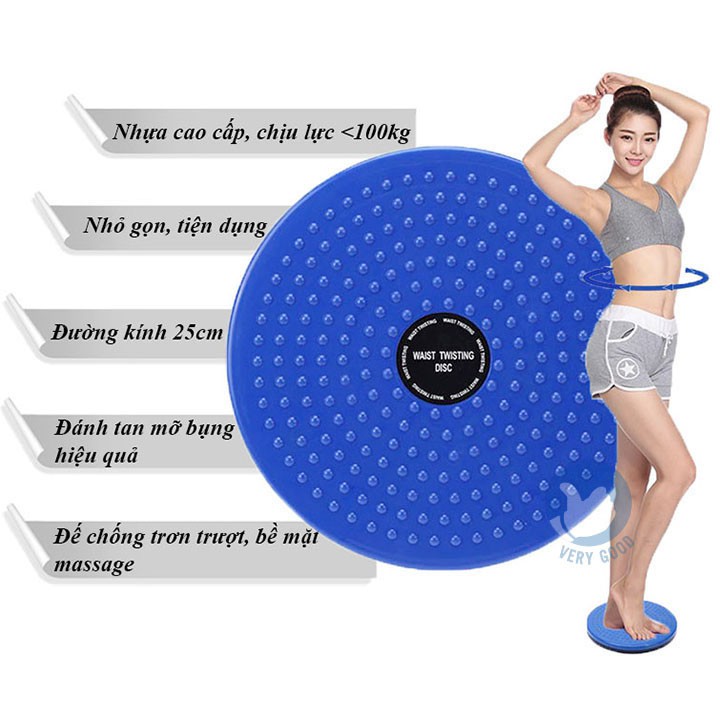 Đĩa xoay eo 360 độ tập tạo dáng thon gọn