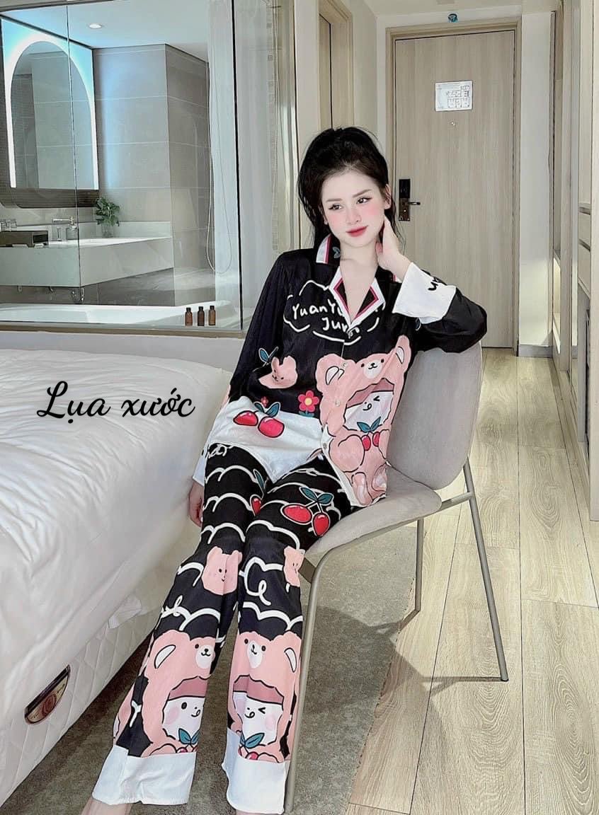 Đồ bộ lụa xước thiết kế