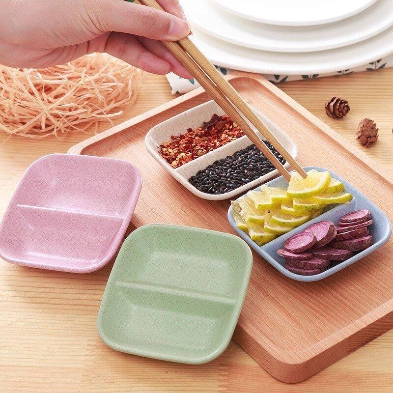 Chén Đựng Gia Vị 2 Ngăn ANHOME Tiện Lợi Giá Rẻ