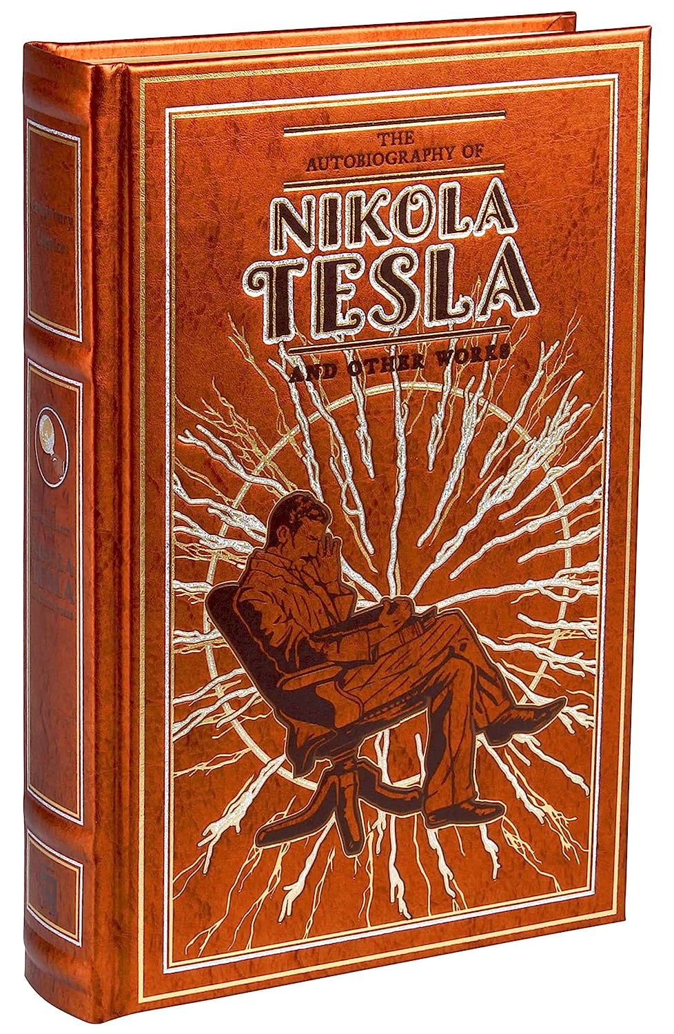 Artbook - Sách Tiếng Anh - The Autobiography of Nikola Tesla and Other Works (Leather-bound Classics)