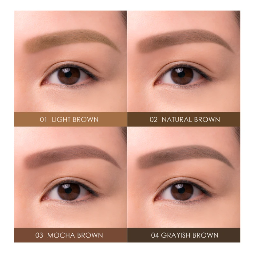 Bút Vẽ Lông Mày 2 Đầu K-Palette Eyebrow Pencil Chống Nước Lâu Trôi 24h