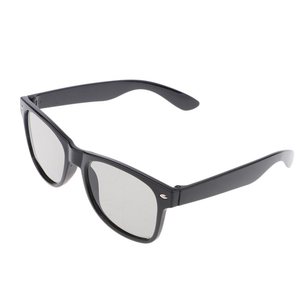 2xPassive 3D Glasses for Panasonic, Toshiba, & more Passive 3D TVs black