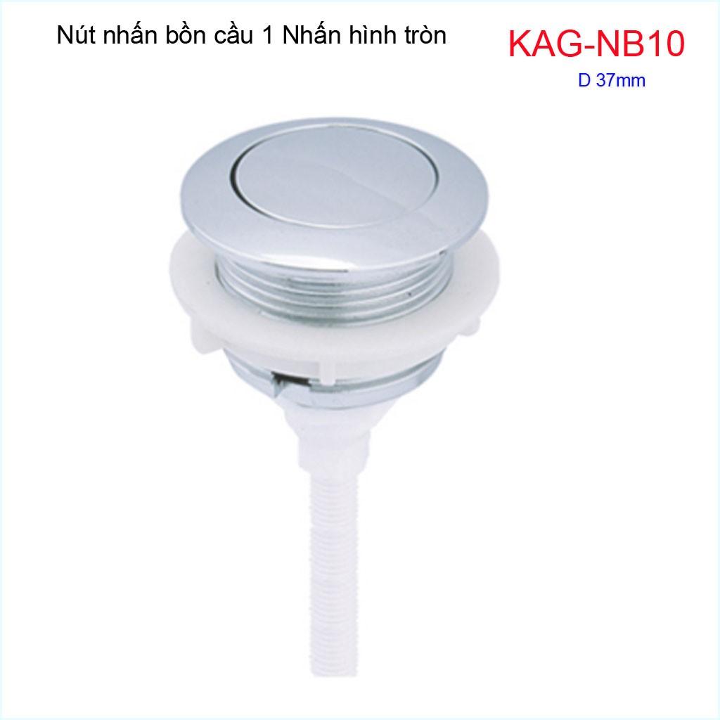 Nút nhấn xả bồn cầu, nút nhấn cầu xả 1 nhấn KAG-NB10