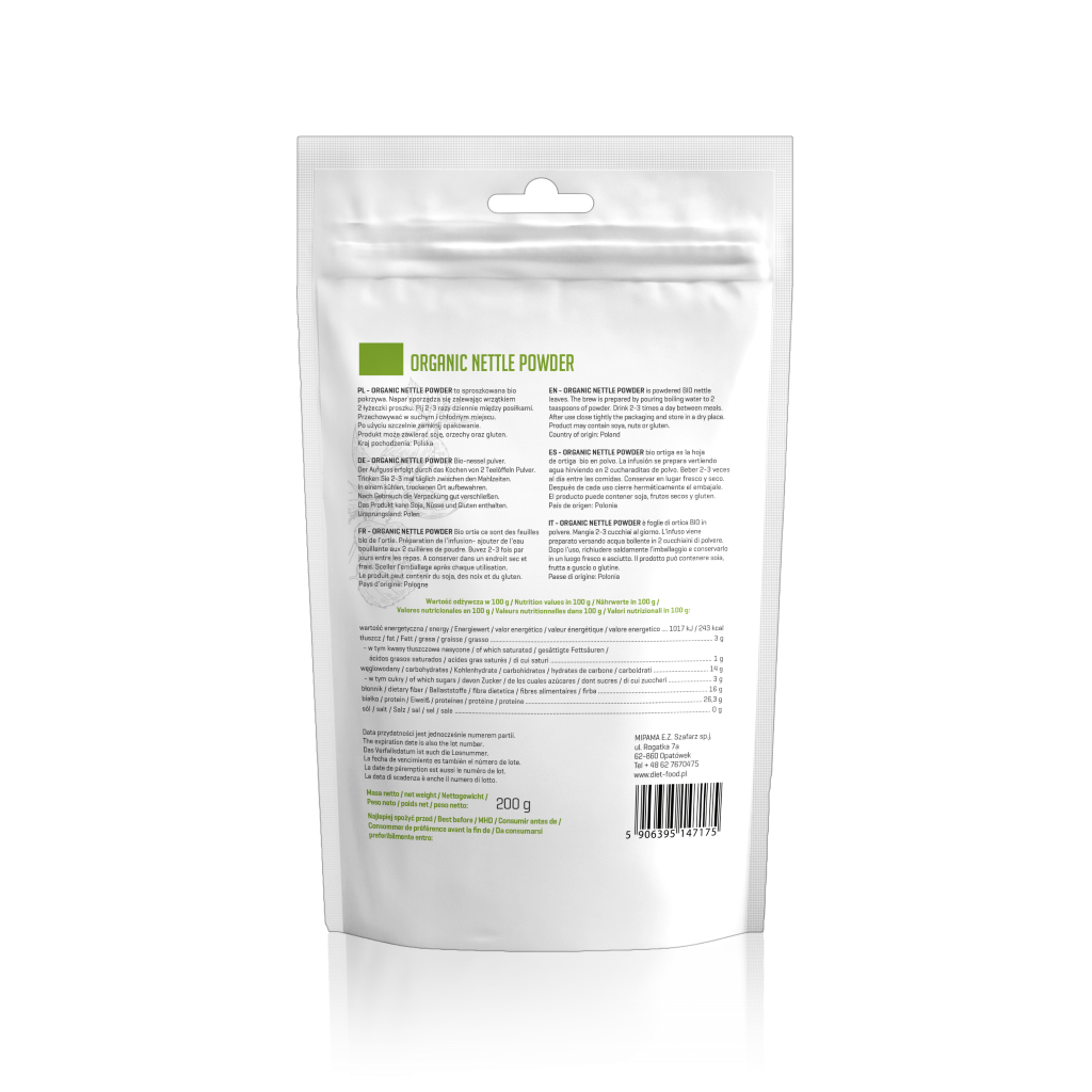 Bột Lá Tầm Ma Hữu Cơ Diet Food Organic Nettle Powder