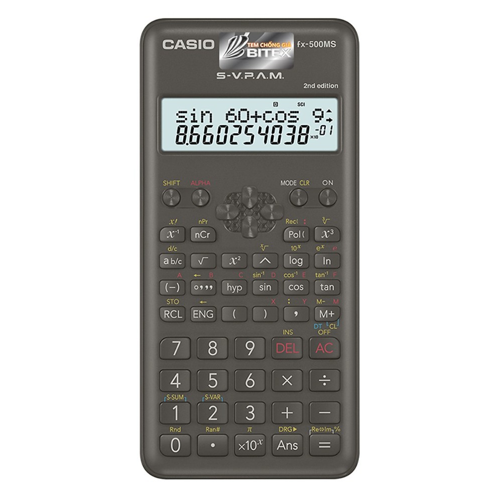 Máy tính học sinh CASIO FX- 500MS