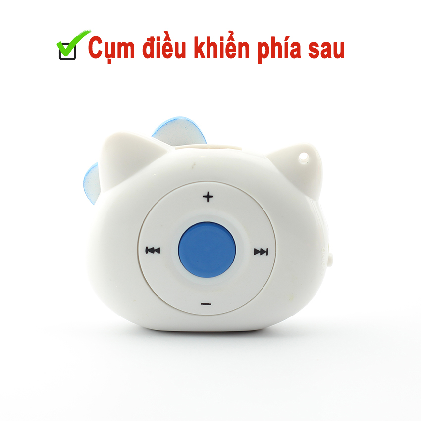 Máy nghe nhạc mp3 hình kitty dễ thương tặng tai nghe và dây sạc