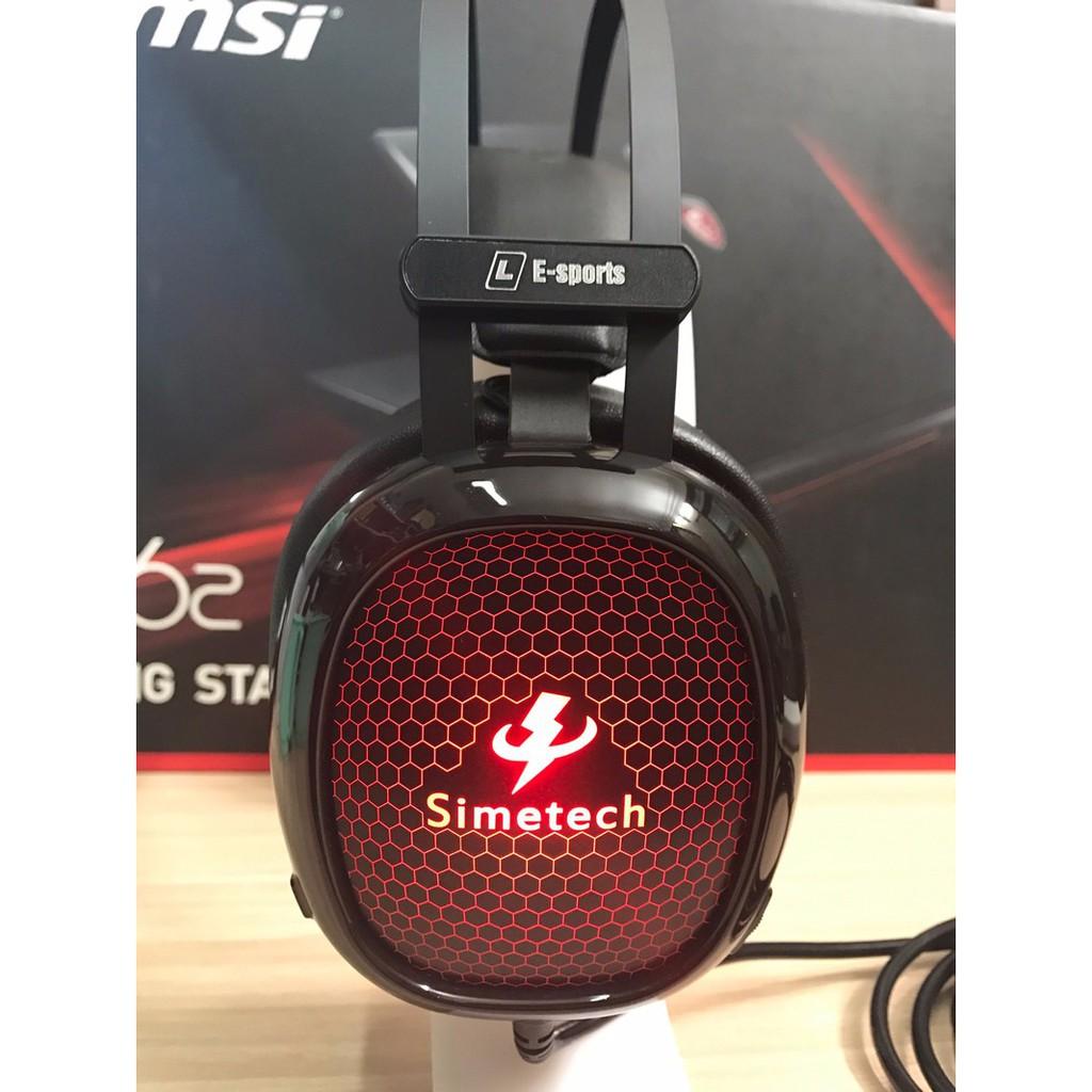 HEADPHONE GAME SIMETECH ESPORTS ĐÈN LED ĐỔI MÀU - HÀNG CHÍNH HÃNG