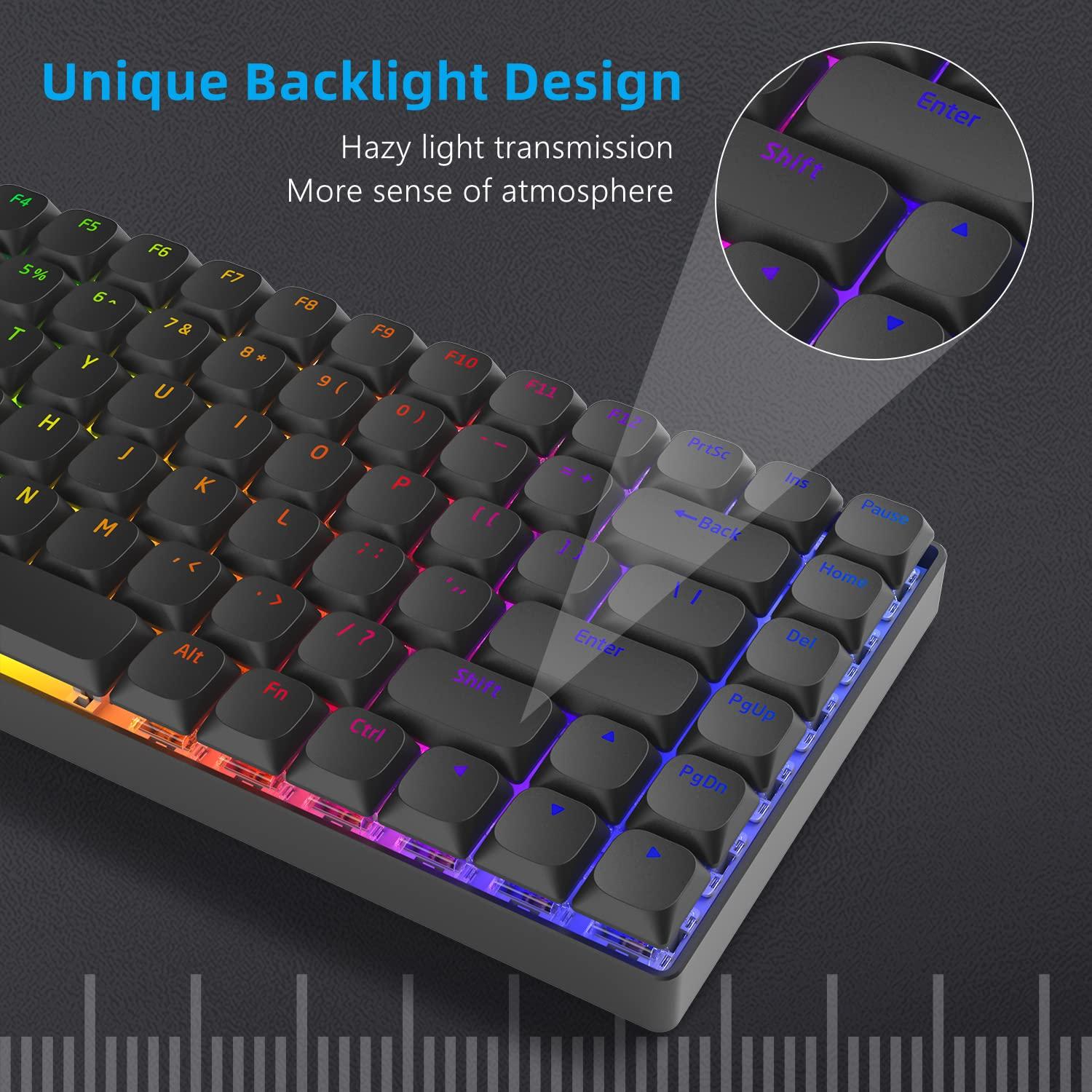 PBT%20Custom%20low%20Profile%20KeyCaps%20118%20Keys%20xvx%20Horizon%20KeyCaps%20for%2060 %% 2065 %% 2075%20100%