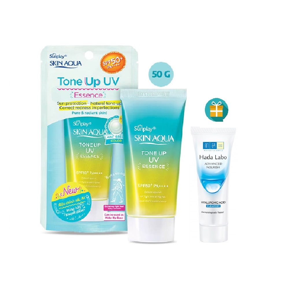 Tinh chất chống nắng nâng tông dành cho da dầu/hỗn hợp Sunplay Skin Aqua Tone Up UV Milk