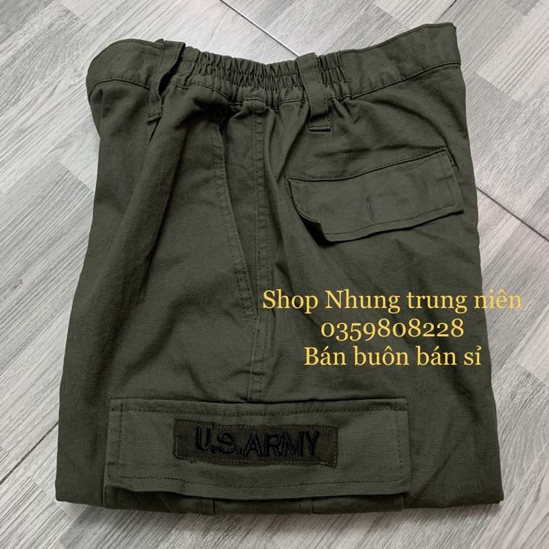 Quần kaki túi hộp nam trung niên lính mỹ cực ngầu hàng đẹp co giãn