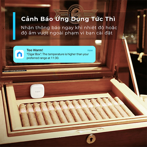 Nhiệt kế thông minh TP-Link Tapo Smart Temperature Humidity Sensor T310 - Hàng chính hãng