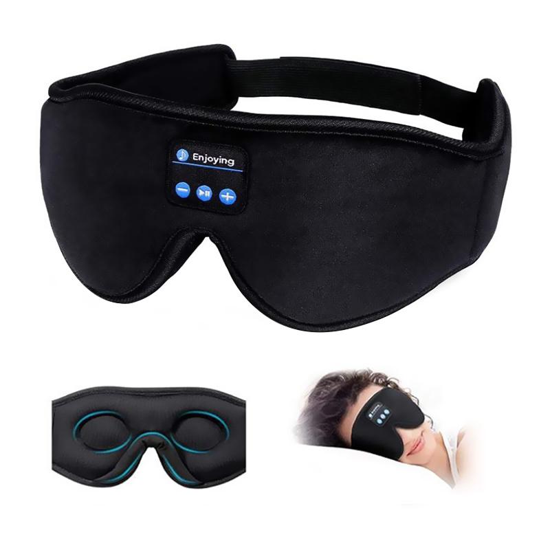Tai Nghe Ngủ Bluetooth Mặt Nạ Mắt Tai Nghe Ngủ Bluetooth Headband Co Giãn Mềm Mại Thoải Mái Tai Nghe Nhạc Không Dây