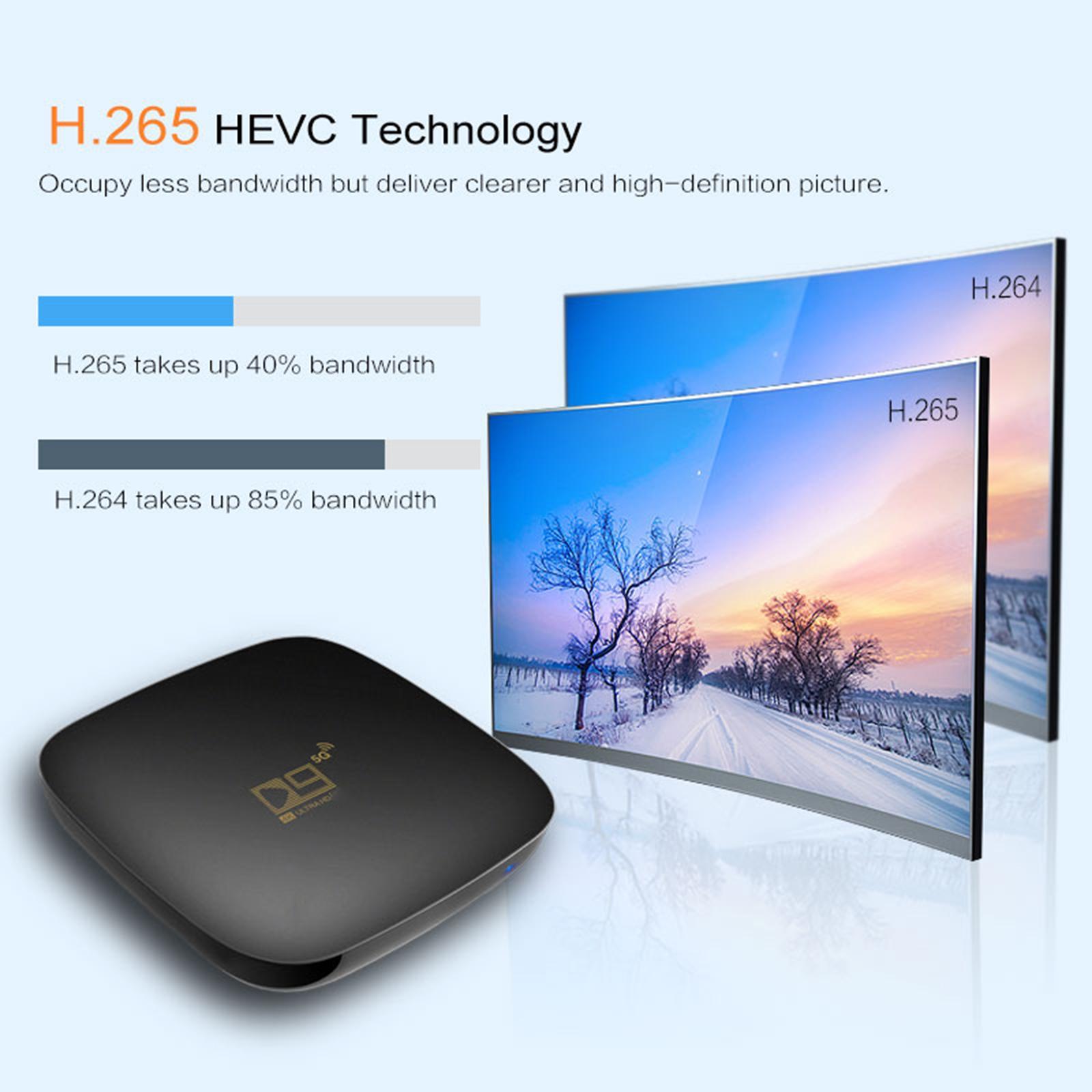 Smart D9 TV Media .4G 5G WIFI 905 Core TV receiver 1080P Set Top