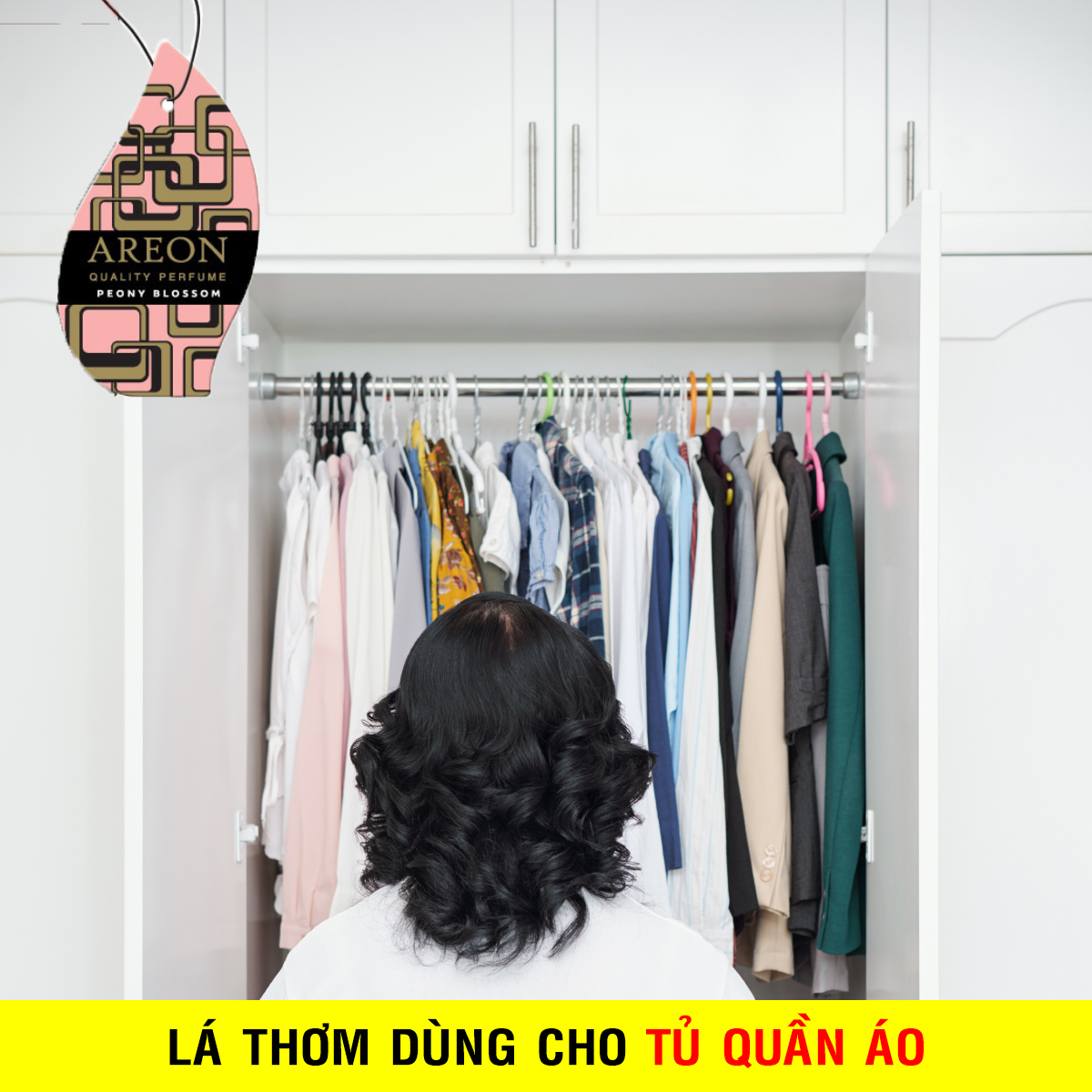 Lá thơm treo xe ô tô khử mùi Areon Jeans Summer Dream