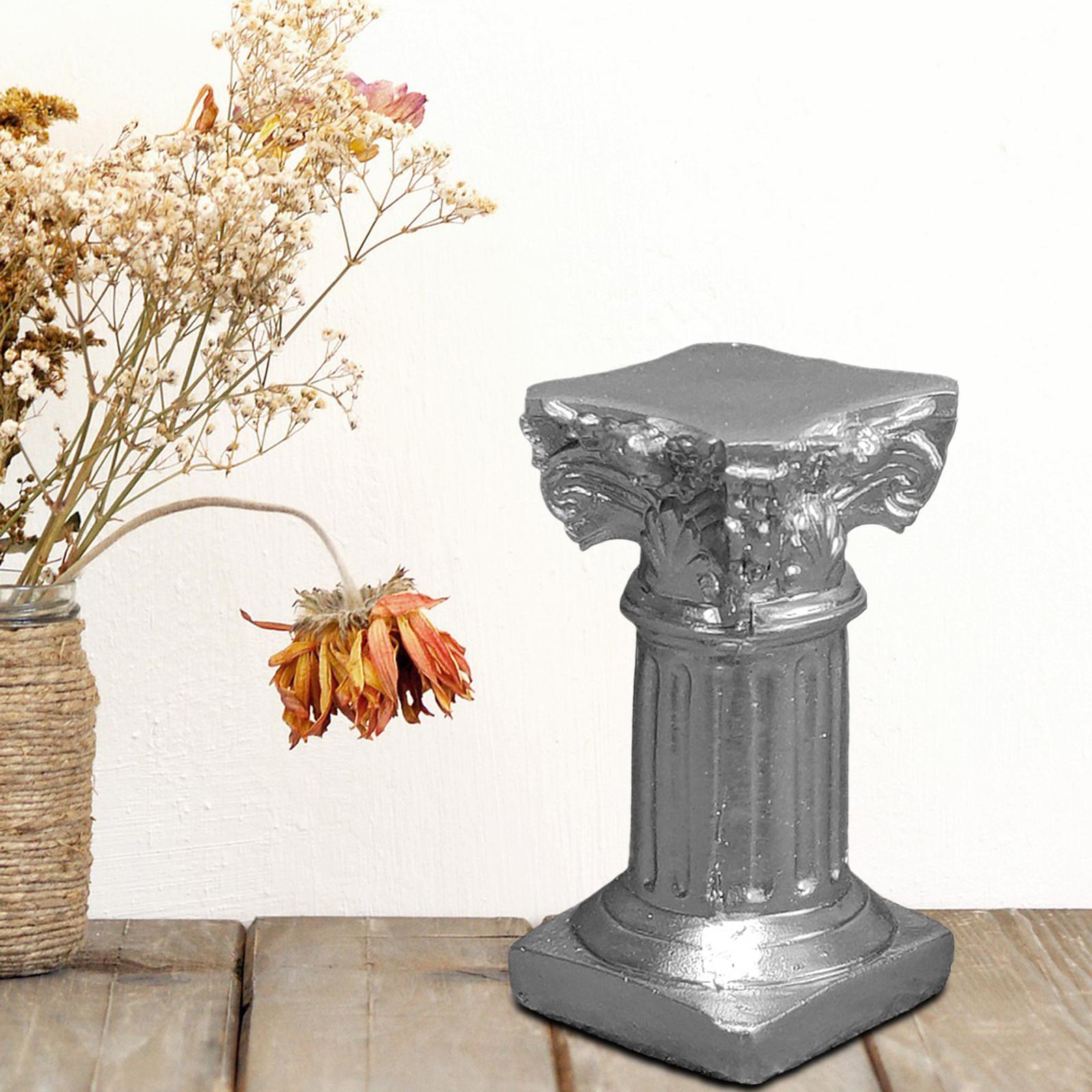 Roman Column Decoration Pedestal Statue for Scenery Handicraft Props Decor