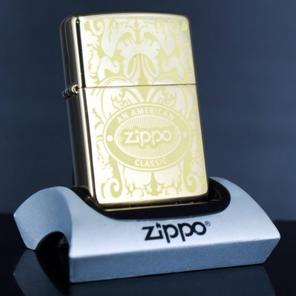 Bật Lửa Zippo 254b American Classic Laser