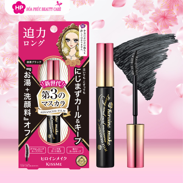 Mascara Màng Flim Chống Trôi Giúp Nâng Cong Và Dài Mi Kissme Heroine Make 6 G