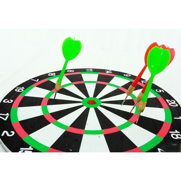 Bảng Trò Chơi Phóng Phi Tiêu 28 Cm 2 Mặt Từ Tặng Kèm 4 Phi Tiêu Chân Kim Xịn PT12 Mới Nhất