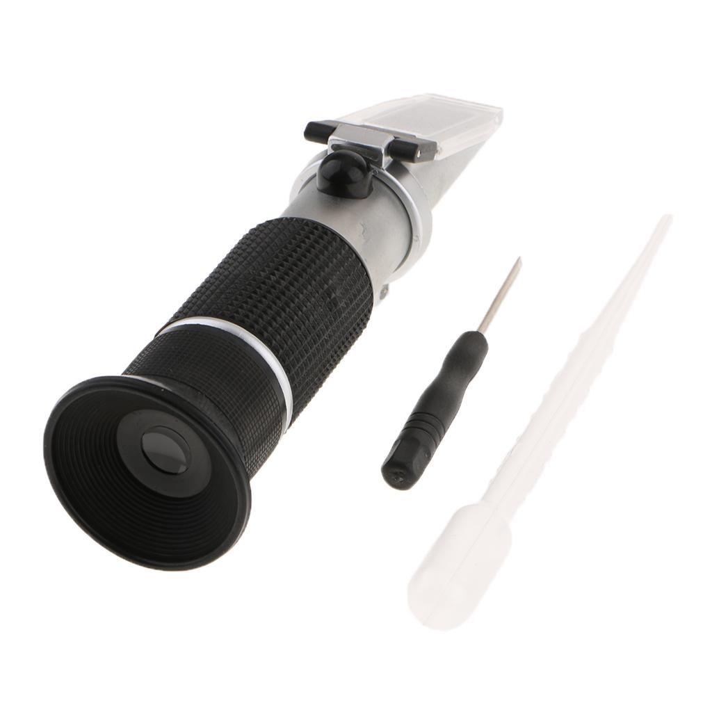 Refractometer Tester Tool Test Freezing Point Of Antifreeze + Brake Fluid