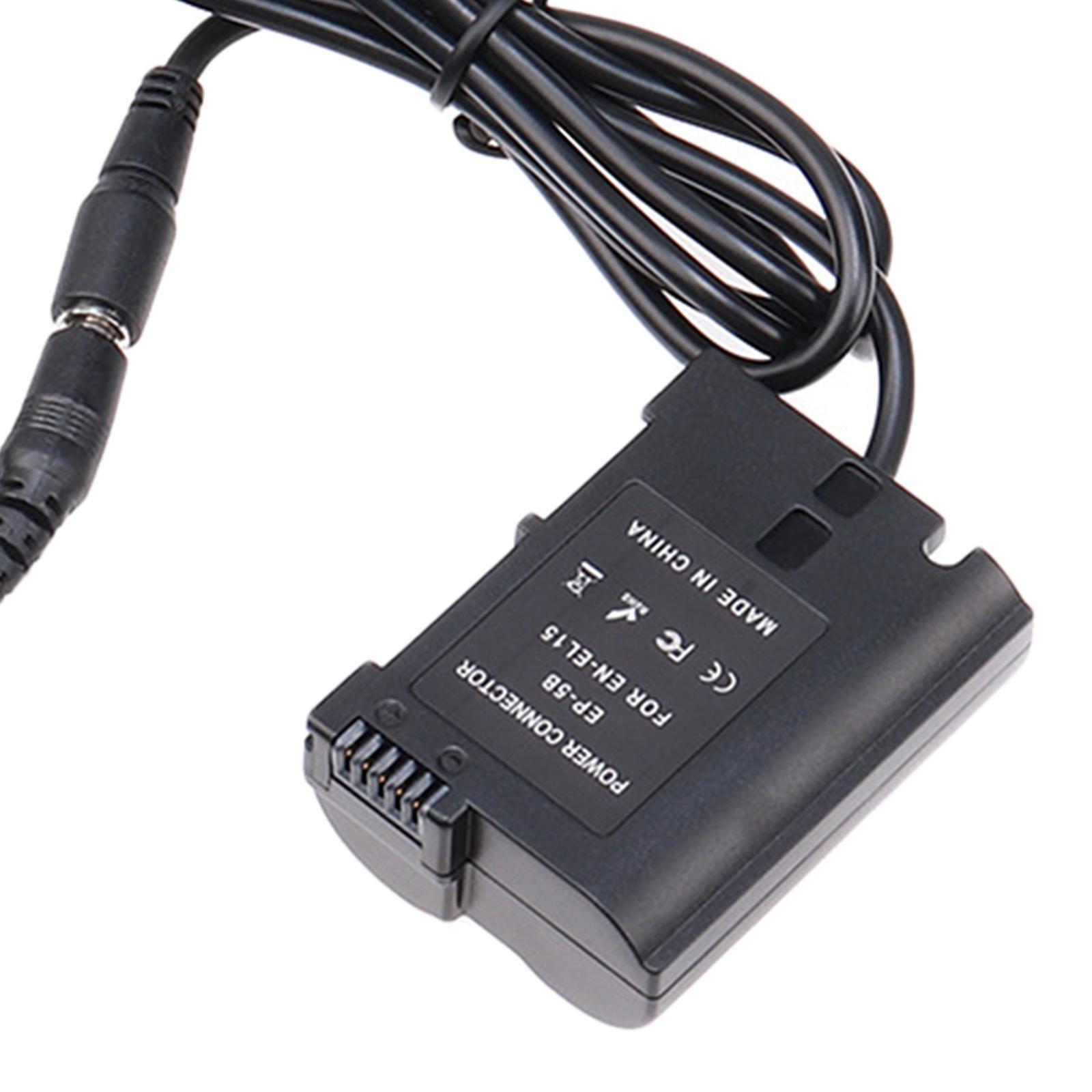 EN-EL15  Battery DC Power  Adapter DC Coupler  for  Camera