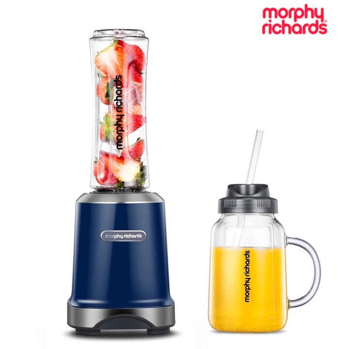 Máy Xay Sinh Tố 2 Ly Cao Cấp Morphy Richards - Dung tích 600ml - Công suất 300W - Tốc độ xay 24000 RPM - Hàng Nhập Khẩu