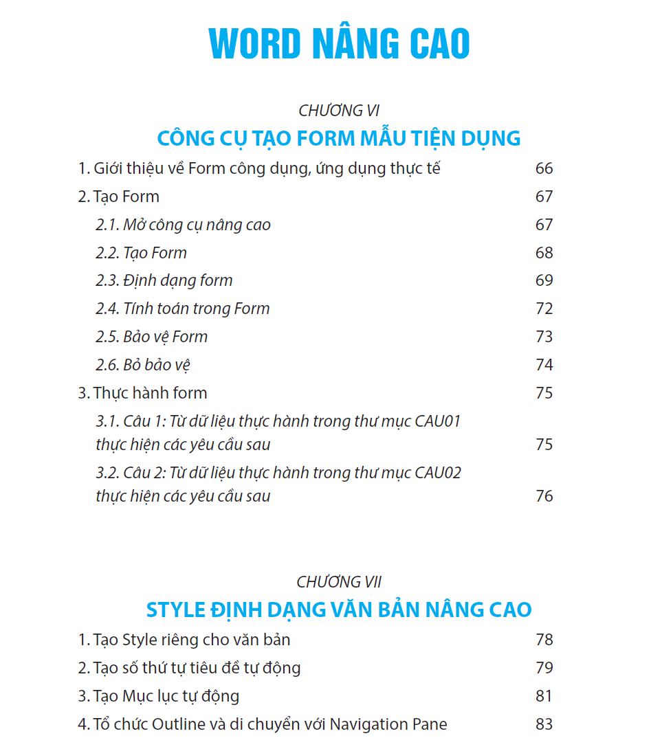 Combo Sách Excel Và Word Ứng Dụng Văn Phòng Từ Cơ Bản Đến Nâng Cao