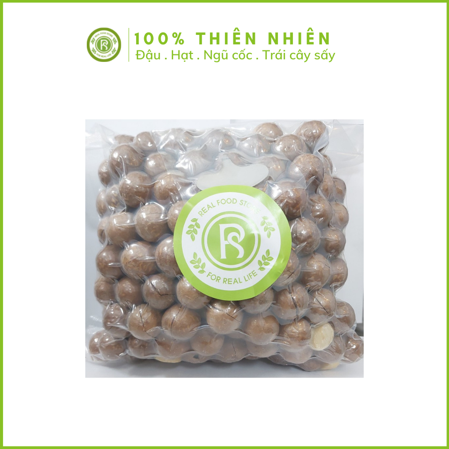 [COMBO] 2 Túi 500g Hạt Macca Úc nứt vỏ nhập khẩu Real Food